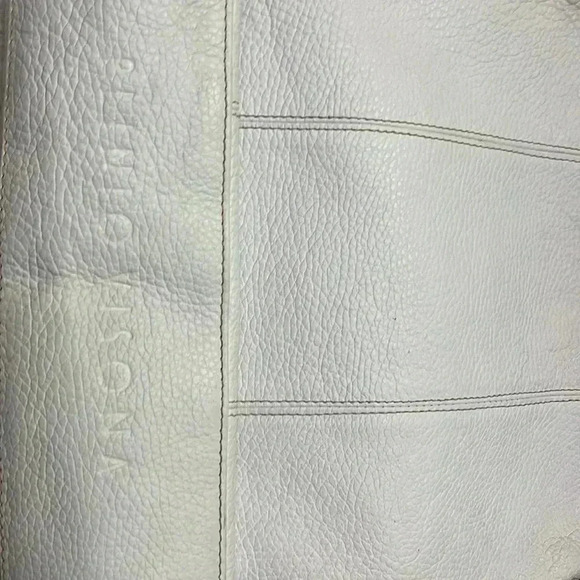 Plinio Visona White Leather Crossbody Bag - Picture 8 of 17